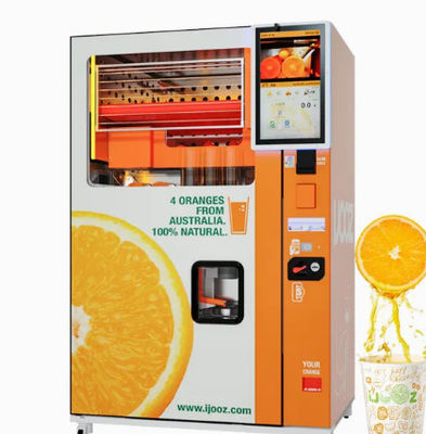 품질  Wireless QR Code Fruit Juice Vending Machine 220V - 240V 50Hz Air Cooled Frost Free 공장