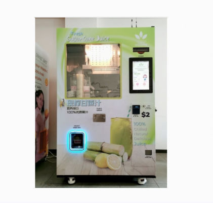 품질  220V / 50Hz Sugarcane Vending Machine Juice Extractor For Restaurants Supermarkets 공장