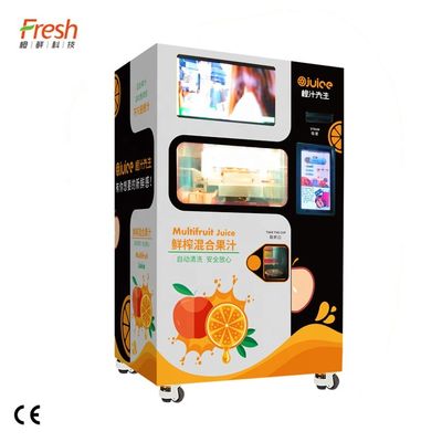 여름 스퀴즈한 사과 과즙 자동 판매기 400W 금속 아연 합금