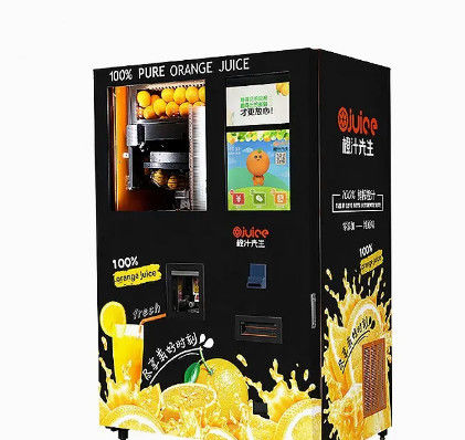 공항을 위한 사이몬 계절과일 주스 자동 판매기 800W PLC 압력 용기