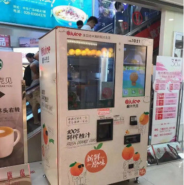 공항을 위한 사이몬 계절과일 주스 자동 판매기 800W PLC 압력 용기