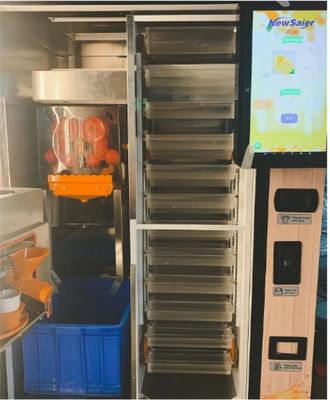 전세계로부터 배포자를 찾는 신선한 오렌지 쥬스 자동 판매기