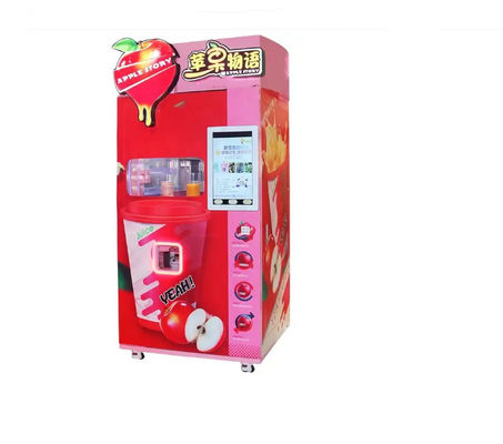 쇼핑 몰을 쇼핑하는 슈퍼마켓을 위한 24 시간 사과 과즙 자동 판매기 500W