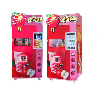 쇼핑 몰을 쇼핑하는 슈퍼마켓을 위한 24 시간 사과 과즙 자동 판매기 500W