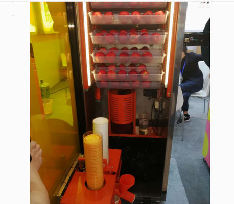 냉각 시스템과 800W 과일 전기 오렌지색 술고래 기계 동전 채무 지불