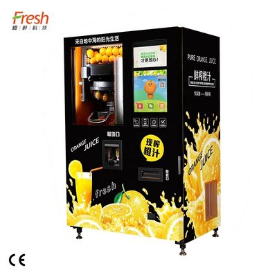 800W 금속 자동 주스 판매 기계 온도 범위 0-10°C