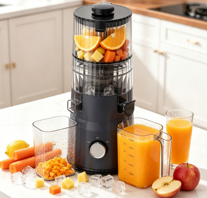 Fresh Smart HJ103 컴팩트 저속 착즙기 – 135mm 넓은 투입구, 200W 콜드 프레스 & 셀프 클리닝 기능으로 건강 애호가를 위한 완벽한 선물
