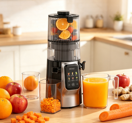 Fresh Smart HJ102D 멀티 퓨전 슬로우 마스틱팅 주이커 6모드, 135mm 와이드 차트, 200W 콜드 프레스 및 셀프 클리닝으로 모든 칩을 높여
