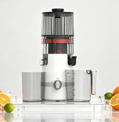 Fresh Smart HJ102B 저속 착즙기 – 자동 잠금 안전 기능, 135mm 넓은 투입구, 200W 콜드 프레스 및 셀프 클리닝 기능으로 매일 건강을 챙기는 가족의 선택