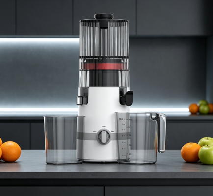 Fresh Smart HJ102B 저속 착즙기 – Pro-Lock 안전 기능, 135mm 투입구, 200W 저온 압착 및 셀프 클리닝 기능으로 온 가족을 위한 완벽한 솔루션