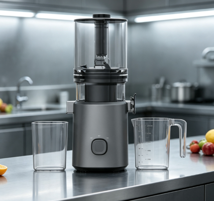 신선한 스마트 HJ303 광급 느린 씹는 주스 펌프 155mm 빗자루, 2400ml 호퍼, 200W 모터